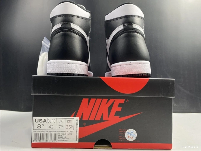 Retro Black 555088-010 Jordan Air White 1 (2014) 0805